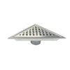 KTD165-PIXELGRATE Kube 6.5" Triangle Stainless Steel Pixel Grate - Chrome