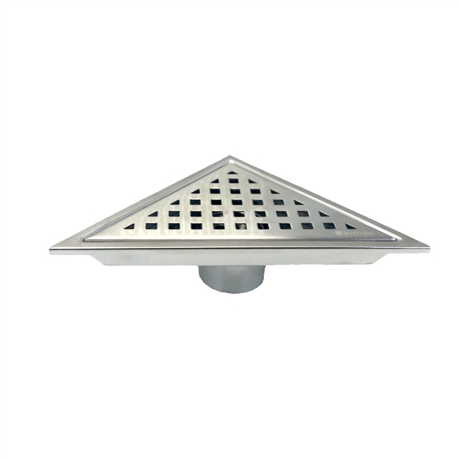 KTD165-PIXELGRATE Kube 6.5" Triangle Stainless Steel Pixel Grate - Chrome