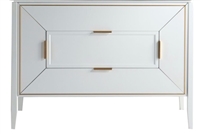 KV8848-GW-cabinet Vetro 48'' Semi Gloss White cabinet (no counter top no sink)