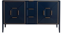 KV8860-BLUE-cabinet Vetro 60'' Navy Blue cabinet (no counter top no sink)
