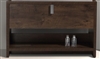 L1200RW-cabinet Levi 48" Rosewood Modern Bathroom cabinet (no counter top no sink) w/ Cubby Hole |