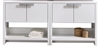 L1600GW-cabinet Levi 63" Gloss White Modern Bathroom cabinet (no counter top no sink) w/ Cubby Hole |