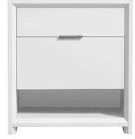 NUDO32-GW-cabinet NUDO 32''Floor Mount Modern bathroom cabinet (no counter top no sink) in Gloss White Finish