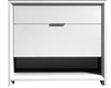 NUDO36-GW-cabinet NUDO 36''Floor Mount Modern bathroom cabinet (no counter top no sink) in Gloss White Finish