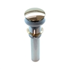 P101-BG Kubebath Solid Brass Pop-Up Drain Brushed Gold Finish - With Overflow