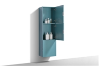 SLBS59-TG Bathroom Teal Green Bathroom Linen Cabinet w/ 3 Large Storage Areas