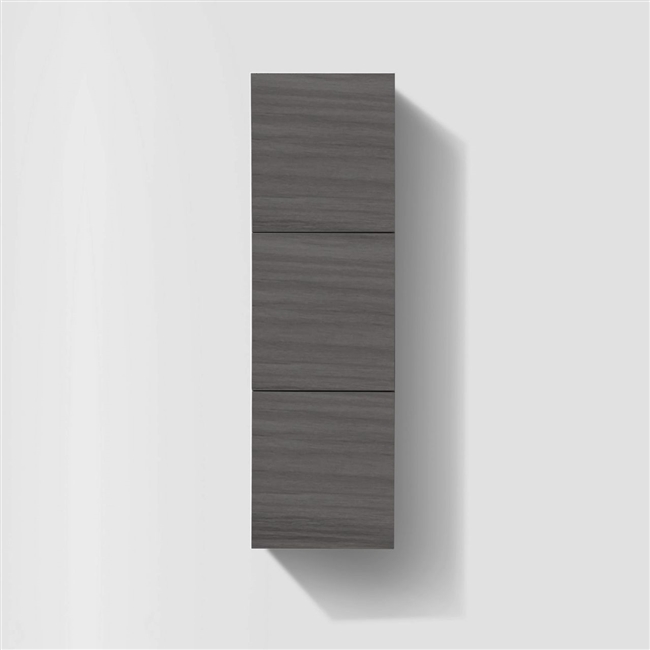 SLBS59-VAG VULCAN ASH GRAY Wood Bathroom Linen Cabinet w/ 3 Large Storage Areas